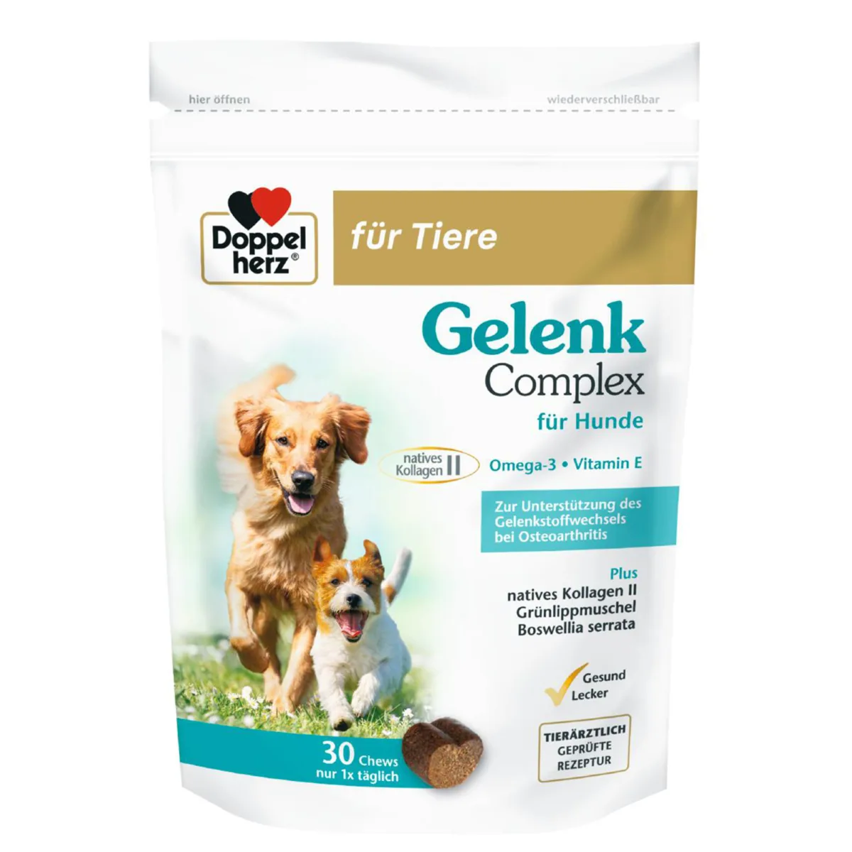 Doppelherz Gelenk-Complex Hunde, 30 Stück